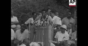 Jackson, Miss - Stokely Carmichael -- SNCC leader -- speak of black power at rally