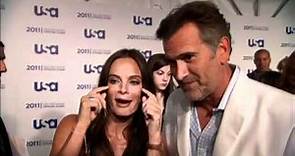 Bruce Campbell , Gabrielle Anwar & Coby Bell tease Burn Notice Spoilers at USA Upfronts