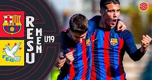 RESUMEN: FC Barcelona vs FE Grama Juvenil A U19 2023