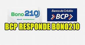 Bono 210 Bcp Responde Hoy 15/02/2022