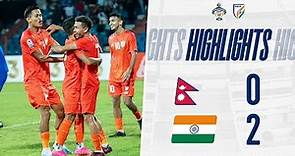 Nepal 0-2 India | Full Highlights | SAFF Championship 2023