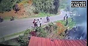 Demodara accident caught on CCTV