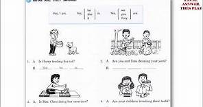 (4) Side by Side - Book 1 - Chapter 4 - Activity Workbook: TO BE - SHORT ANSWERS, POSSESSİVES