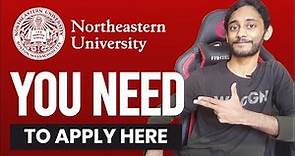 Why you NEED to apply to Northeastern University | Advantages of NEU Co-op program