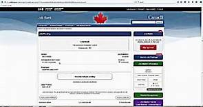Using Government of Canada Job Bank