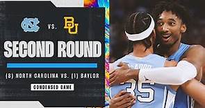 North Carolina vs. Baylor - Second Round NCAA tournament extended highlights
