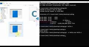 How to Run a C Program in Command Prompt ( CMD ) on Windows 10