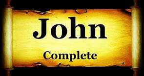 The Gospel of John Complete - Bible Book #43 - Just In Bible - HD Audio-Text Read Along