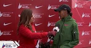 Sifan Hassan habla tras ganar la categoria femenina del Maratón de Chicago 2023