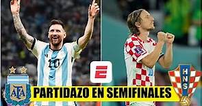 LIONEL MESSI vs. LUKA MODRIC: Argentina y Croacia, por el pase a la final del mundial | Exclusivos