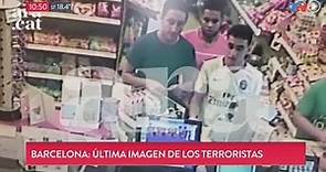 La última imagen de los terroristas de Barcelona