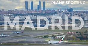 MADRID BARAJAS PLANE ACTION - Landings, airport ground traffic and take-offs!