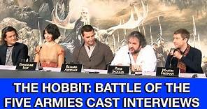 THE HOBBIT 3 The Battle of the Five Armies Cast Interviews