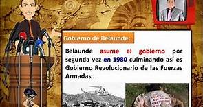 SEGUNDO GOBIERNO DE FERNANDO BELAUNDE TERRY