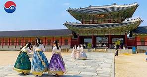 [4K]Seoul Walk - Free entrance to Gyeongbokgung Palace if you wear hanbok. Walking Tour South Korea.