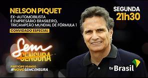 Nelson Piquet é o convidado do Sem Censura