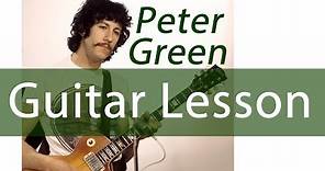 Peter Green Guitar Lesson - Black Magic Woman Live at The Boston Tea Party Blues Legend #6