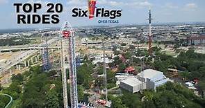 Top 20 Rides at Six Flags Over Texas