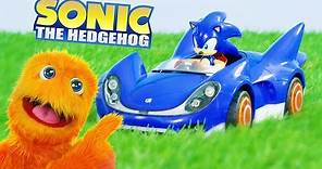 ¡Marioneta Fuzzy juega Sonic The Hedgehog! ¡🎮 Película de Sonic!
