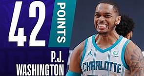 CAREER-HIGH 42 PTS For P.J. Washington & A CLUTCH Late Three In The Hornets Thrilling Win! 🐝