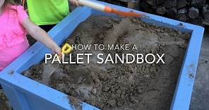 Making A Pallet Sandbox | Luther Woodworks