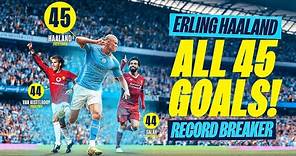ERLING HAALAND RECORD BREAKER | Every goal of his Man City career so far!