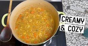 Yellow Split Pea Soup: Easy Plant-Based Recipe