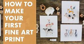 How to Make Your Own Art Prints to Sell