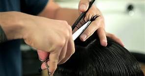 BASIC SCISSOR CUTTING - Short Messy Haircut - For Beginners