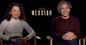 Stefania LaVie Owen & John Ortiz Interview: Messiah | Netflix