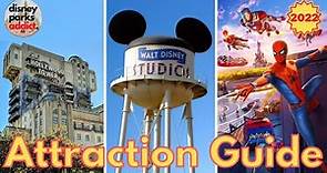 Walt Disney Studios Park ATTRACTION GUIDE - Disneyland Paris Resort - 2022 - All Rides + Shows