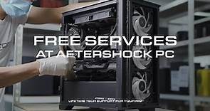 FREE SERVICES AT AFTERSHOCKPC: PC CLEANING FOR CUSTOMERS