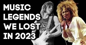 25 famous musicians and rock stars who died in 2023 - a tribute
