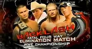 WWE Backlash 2008 Highlights