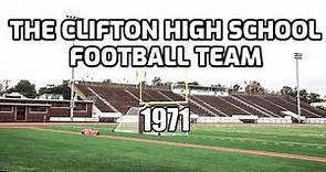 Vintage New Jersey The Clifton High School Football Team 1971