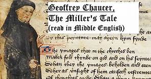 Geoffrey Chaucer - The Miller's Tale (Middle English)