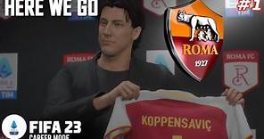 FIFA 23 AS ROMA CAREER MODE - ULTRA REALISTIC & CHALLENGING!! MANUAL SETTINGS + SLIDERS & MORE!!