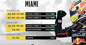 Le programme du GP de Miami F1 2023