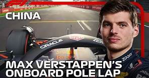 Max Verstappen’s Pole Lap | 2024 Chinese Grand Prix | Pirelli