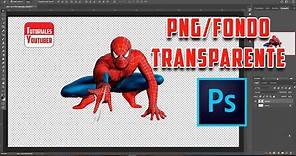 Como BORRAR EL FONDO de una imagen y hacer un PNG con Photoshop