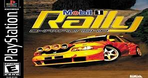 Mobil 1 Rally Championship PS1 Gameplay