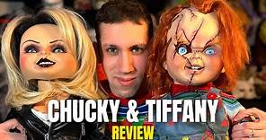 The Bride of Chucky & Tiffany Replica Life Size NECA Dolls Review