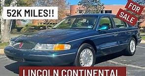 1997 Lincoln Continental Only 52K For Sale By Elite Motor Cars Of Peabody MA Sold