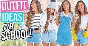 OUTFIT IDEAS FOR SCHOOL 2017! Comfy & Cute Back To School Outfits / Lookbook!