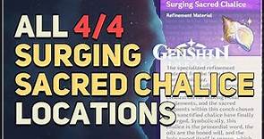 All 4 Surging Sacred Chalice Locations Genshin Impact