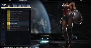 Injustice 2 - Wonder Woman Epic Gear Showcase/ Special Moves