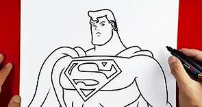 Cómo Dibujar a SUPERMAN | Muy Facil