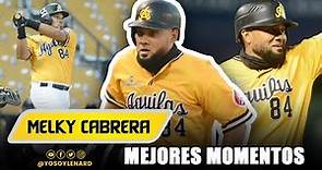 Mejores momentos de Melky Cabrera con las Águilas Cibaeñas en la temporada 2020-2021