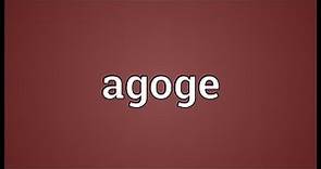 Agoge Meaning