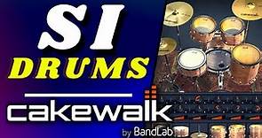 Recording a Virtual Drum Kit in Cakewalk is EASY with the SI Drum Kit